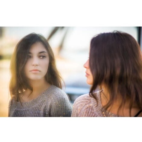 Film adhésif effet miroir sans tain 100 x 90 - 3