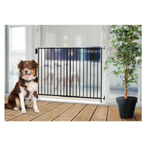 Barrière animaux pivotante Kenny hauteur 105cm et largeur 87 à 153cm