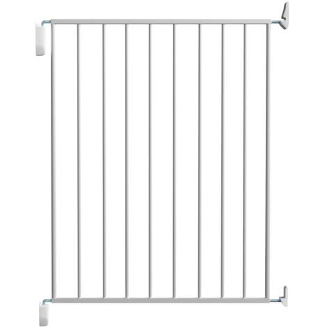 Nordlinger – Barrière de sécurité métal pivotante – Largeur réglable 67-73 cm – Hauteur 73 cm – Installation rapide sans barre de seuil