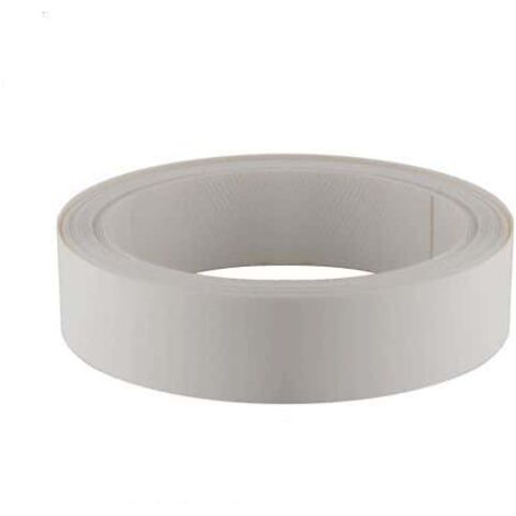 Nordlinger – Bande de chant thermocollante blanc 23mm x 5m – Finition esthétique pour panneaux et tablettes – Pose facile à chaud