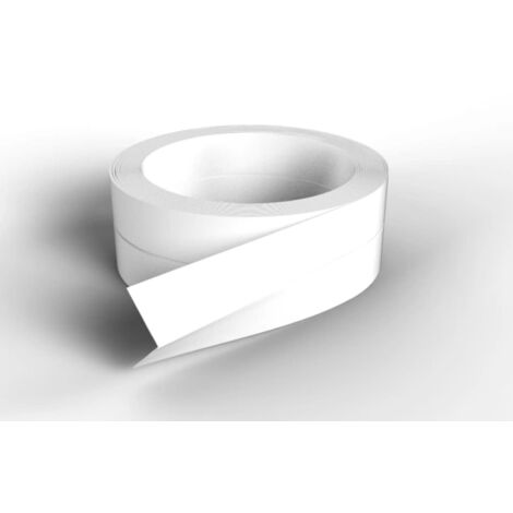 Nordlinger – Profilé de finition sol et mur adhésif blanc 10ml – Dimensions 15mm x 15mm – Pour espaces intérieurs – Protection et finition élégante