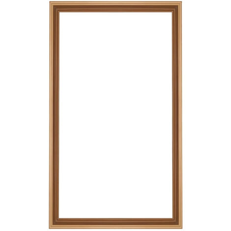 Nordlinger – Encadrement mouluré 100 x 60 cm – Baguettes en bois massif FSC – Prédécoupé pour pose rapide – Largeur 42 mm, épaisseur 13 mm