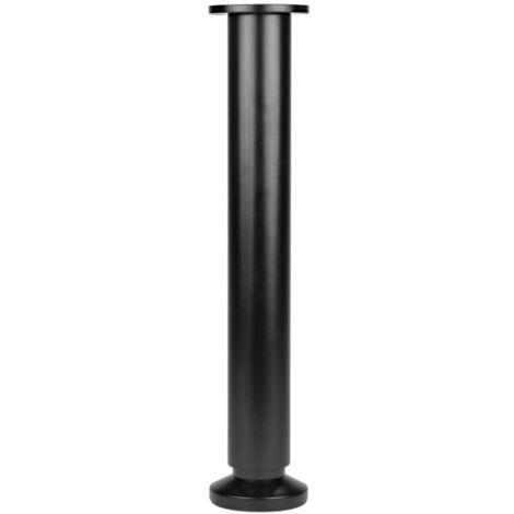 Nordlinger – Pieds de meuble ronds en acier chromé – Lot de 4 – Diamètre 60mm – Hauteur 700mm – Fixation à visser pour tables et bureaux