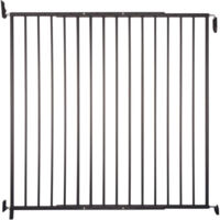 Barrière De Sécurité Relaxdays Pliable Non Fixe Pour Enfants Et Chiens - 70x154 Cm, Marron