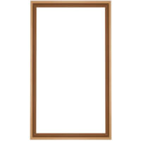 Nordlinger – Encadrement mouluré 100 x 60 cm – Kit de 4 baguettes en bois – Prédécoupées pour pose rapide – Largeur 42 mm, épaisseur 13 mm