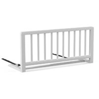 Barrière de lit sécurisée enfant 90 cm blanche – Installation facile – Matériaux de haute qualité – Design moderne – Nidalys