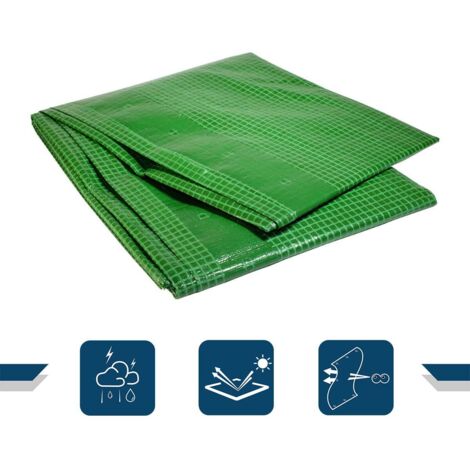 GeZu Impex® Red de protección contra el Polvo para Andamios para Obras de construcción 3,07 x 20 m, Verde, 1 Unidad