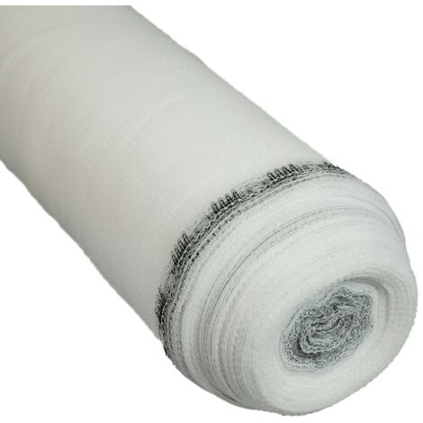 Malla blanca para Protección de Andamios 3,07x20 m - Calidad Profesional TECPLAST 50EC - Protección para obras de construcción