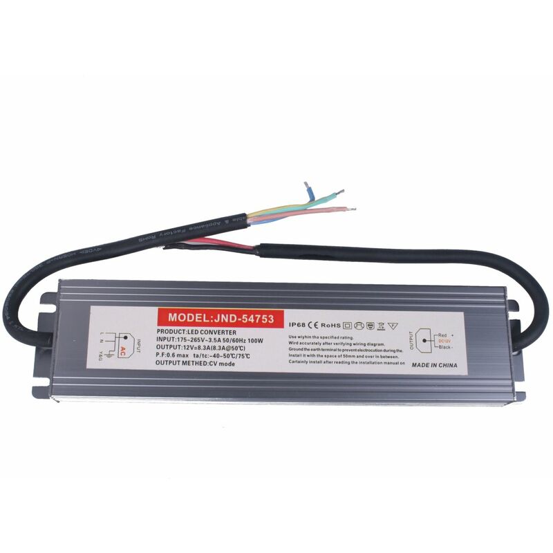 Transformateur 220V 24V IP67 300W DC 12.5A - SILAMP - Équipements