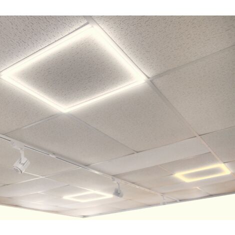 Panneau LED 48W blanc naturel 4200K – Lot de 2 – Dimensions 60x60 cm – Efficacité 100 lum/W – Indice de protection IP20 – Jandei