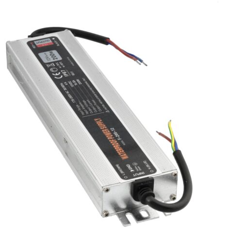 Transformateur Basse Tension Malibu 200W Avec Détecteur De Lumière - Éclairage Jardin - Reconditionné