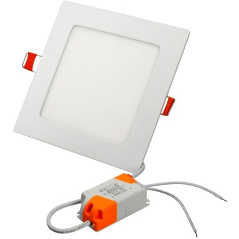 Jandei - Downlight LED 9W 6000K carré encastrable blanc LED Downlight