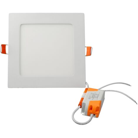 Jandei - Downlight LED 9W 6000K carré encastrable blanc LED Downlight