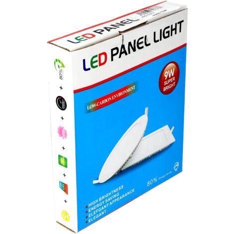 Jandei - Downlight LED 9W 6000K carré encastrable blanc LED Downlight
