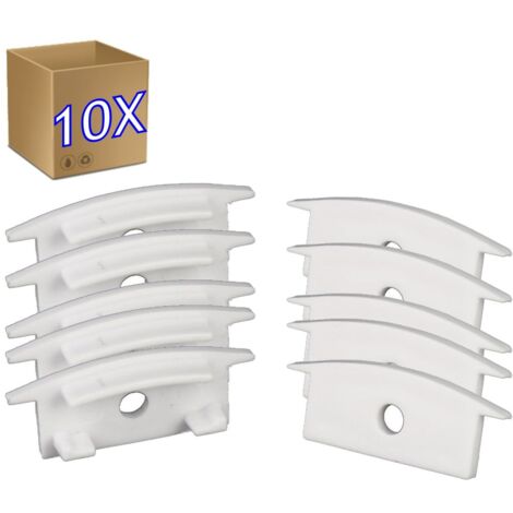 Jandei Aluminium-Clips Für Profile – 10 Stück, Ideal Für Innen & Außen