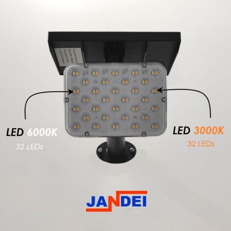 Jandei - Pica Solar Jardin CCT 3000K + 6000K Applique solaire