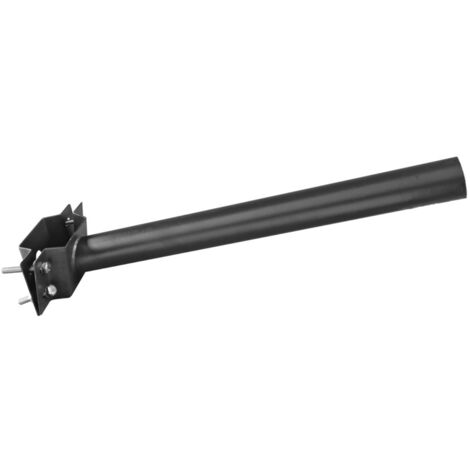 Jandei - Support pour lampadaire LED couleur NOIR tube 47mm pour poteau ou mur Accessoires