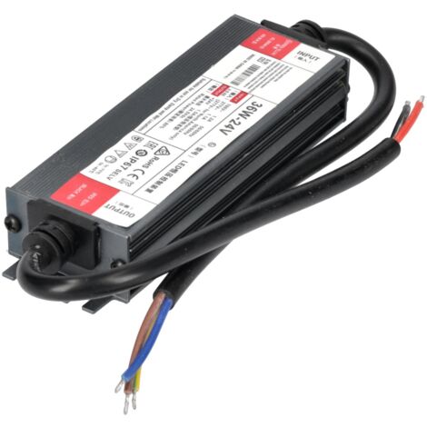 Driver Led Impermeabile Alimentatore LED 220V-24V 36W IP67 Impermeabile - Trasformatore Per Strisce Luci Trasformatore Ip67 Impermeabile
