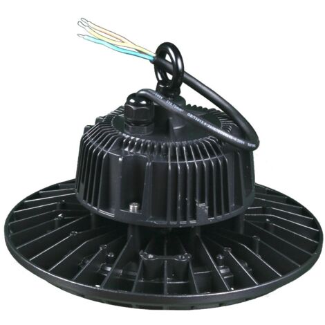 Plafonnier LED UFO 50W – Lumière blanche 6000K – Flux lumineux 6000lm – IP65 étanche – Pour ateliers et entrepôts – Jandei - BAY 130 LM