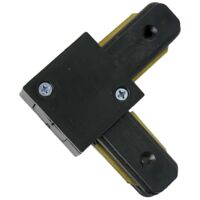 Jandei - Connecteur type L 90o pour rail monophasé noir Accessoires rail 220V