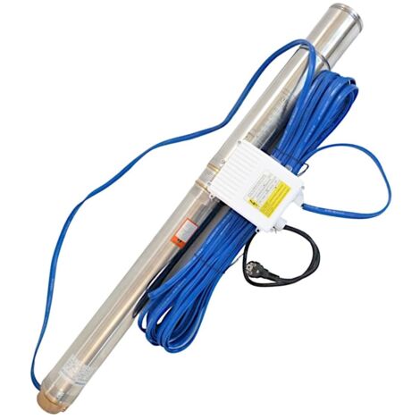 CHM GmbH Pompa Per Pozzi Profondi 3 Pollici 550 Watt 3780 L - 6