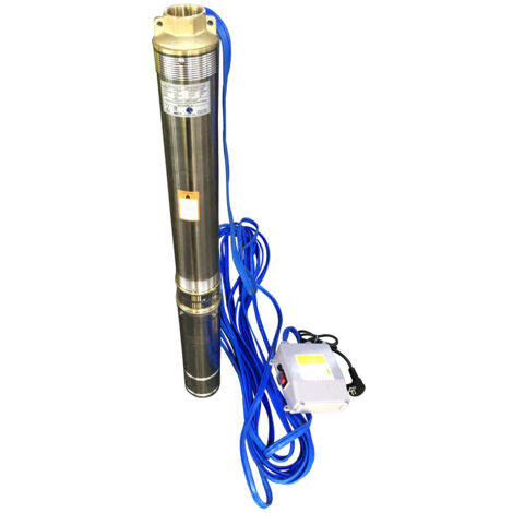 Chm Gmbh Pompe De Puits Profond 3 Pouces 1100 Watt 6000 L H 9 3 Bar Pompe