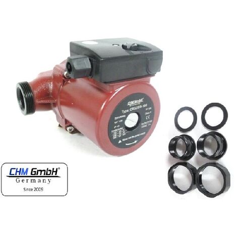 CHM – Pompe de circulation 25-80/180 – Raccordement 1,5 pouce AG – Alimentation 230V – Débit 115 L/min – Température 2-110°C