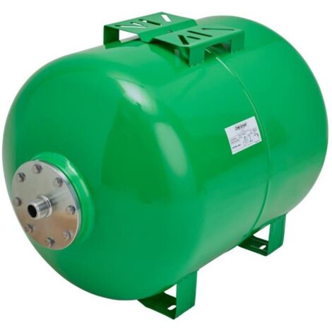 CHM GmbH® Chaudière à pression 100 l en acier Chaudière à membrane avec kit pressostat 5 pièces et tuyau blindé