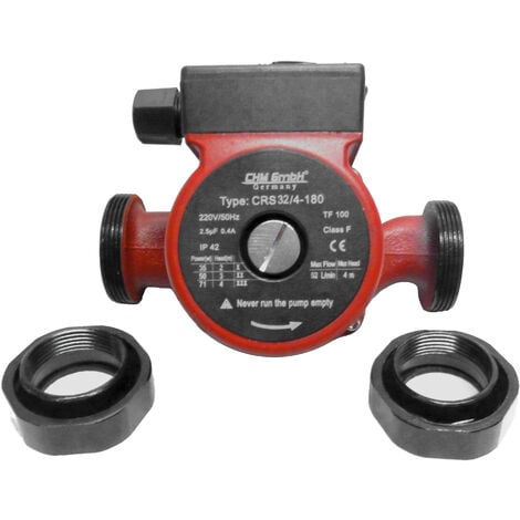 CHM GmbH Pompe 32-40/180 Pompe de Chauffage Circulation Pompe d'efficacité