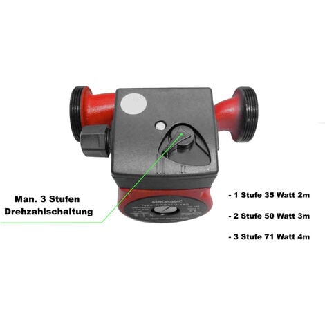 CHM GmbH Pompe 32-40/180 Pompe de Chauffage Circulation Pompe d'efficacité