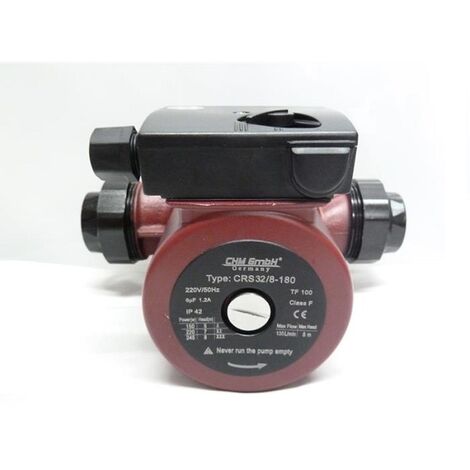 CHM – Pompe de circulation 32-80/180 – Débit 135 L/min – Hauteur de refoulement 8 m – Tension 220V – Contrôle de vitesse à 3 niveaux (1/5)