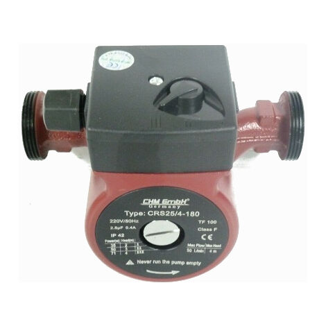 CHM GmbH® Pompe de circulation 25-40/180 Pompe de chauffage Pompe de circulation Pompe d'efficacité