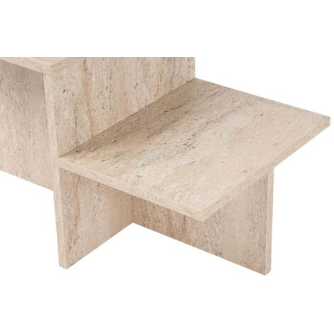 Table Basse en Travertin, 40x80x40 cm, Pour la Maison