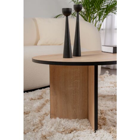 Table Basse - Chêne Saphir Noir, Sophistication Contrastée, 119x40x60 cm Idéale pour Salon et Salle de Séjour