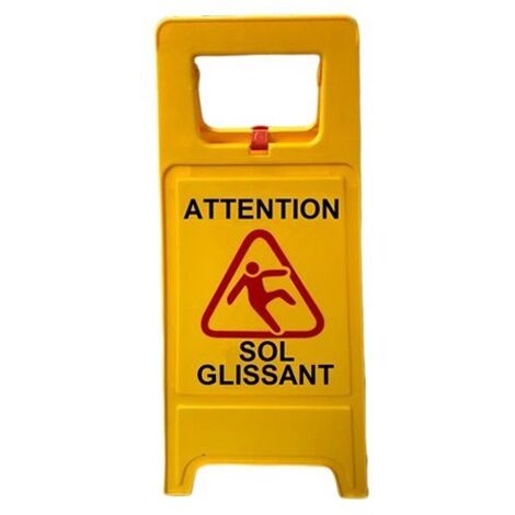 Chevalet de signalisation sol glissant