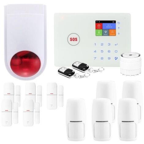 Alarme maison 4G connectée sans fil wifi et gsm amazone - lifebox - kit7