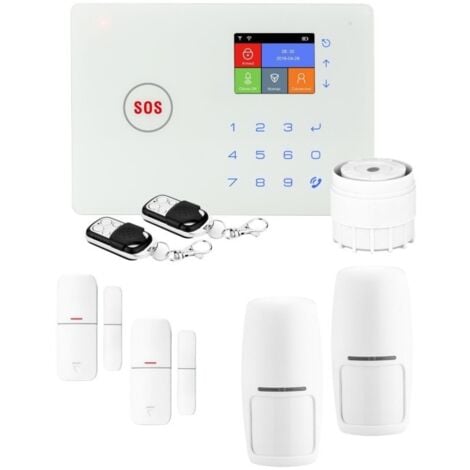 Alarme maison connectée wifi et gsm e - lifebox - kit2