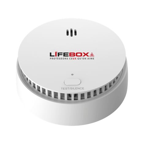 Détecteur de Fumée certifié NF Lifebox Serenity 10 à pile Lithium 10 ans -  Lifeboxsecurity