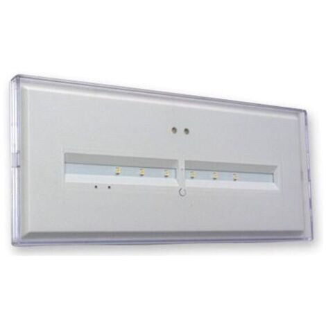 Zemper – Bloc autonome d'éclairage de sécurité – 6 LEDs – Autonomie 1h – Normes EN-60598-1 et NFC 71-800 – Installation en saillie ou encastrée (1/5)