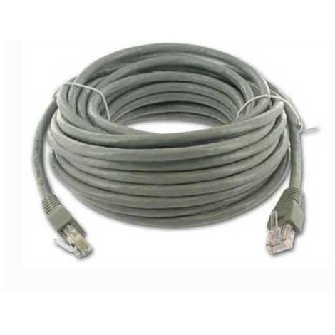 Câble réseau RJ45 Catégorie 5E 20m – 100% cuivre AWG 24 – Bande passante 125 MHz – Pour connexion rapide d'appareils – Jod1