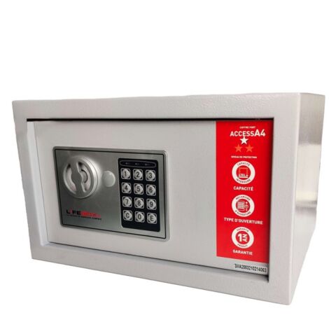 Coffre-fort 14 litres ouverture par digicode Access A4B