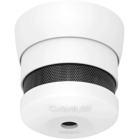 Détecteur de fumée certifié NF – Alimentation pile lithium 10 ans – Capteur photo-électrique haute sensibilité – Puissance acoustique 85 dB – Cavius