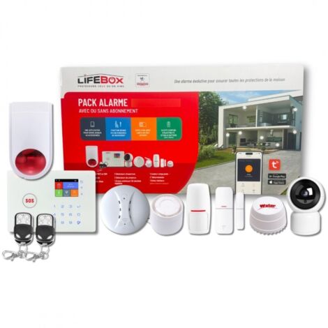 Kit Alarme maison sans fil 4G Evolution Amazone complet déjà programmé
