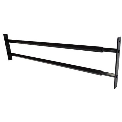 Barreau télescopique 99 à 188 cm pour hauteur fenêtre 26 à 39 cm Noir B947V