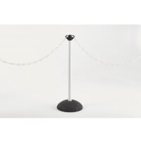 Mottez potelet avec socle en caoutchouc noir pro b347sbc
