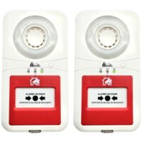 Axendis – Sirène d'alarme type 4 autonome à pile 9V – 90Db avec flash lumineux – Installation rapide en 5 minutes – Conforme ERP