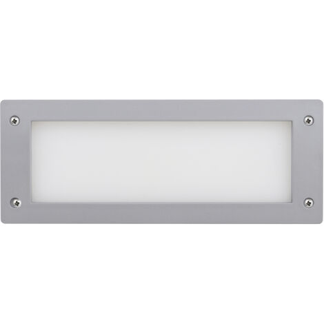 Encastré mural DEVON Rectangle M IP66 GX53 LED T2 2x3.20W 405lm/410lm/410lm CRI80 3000K/4000K/6500K Gris (1/3)