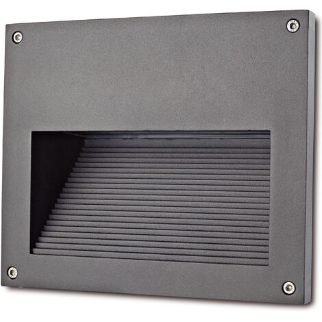 Encastré mural SMART IP65 LED COB 10W 1101lm CRI90 3000K 77º Anthracite (1/3)