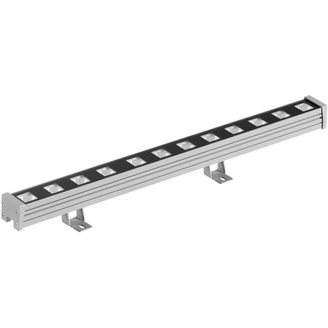 Projecteur surface tilt RIGA IP66 DMX512 LED SMD RGBW 18W 1200lm(780lm) 4000K 15º/45º Gris (1/3)