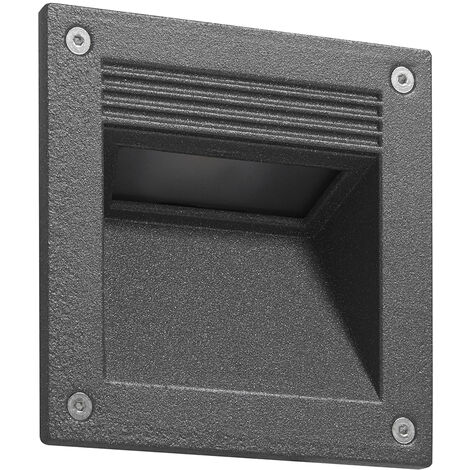 Asymétrique enjoliveur RIMA IP65 LED SMD AC 4W 510lm(92lm) CRI80 4000K Anthracite (1/2)